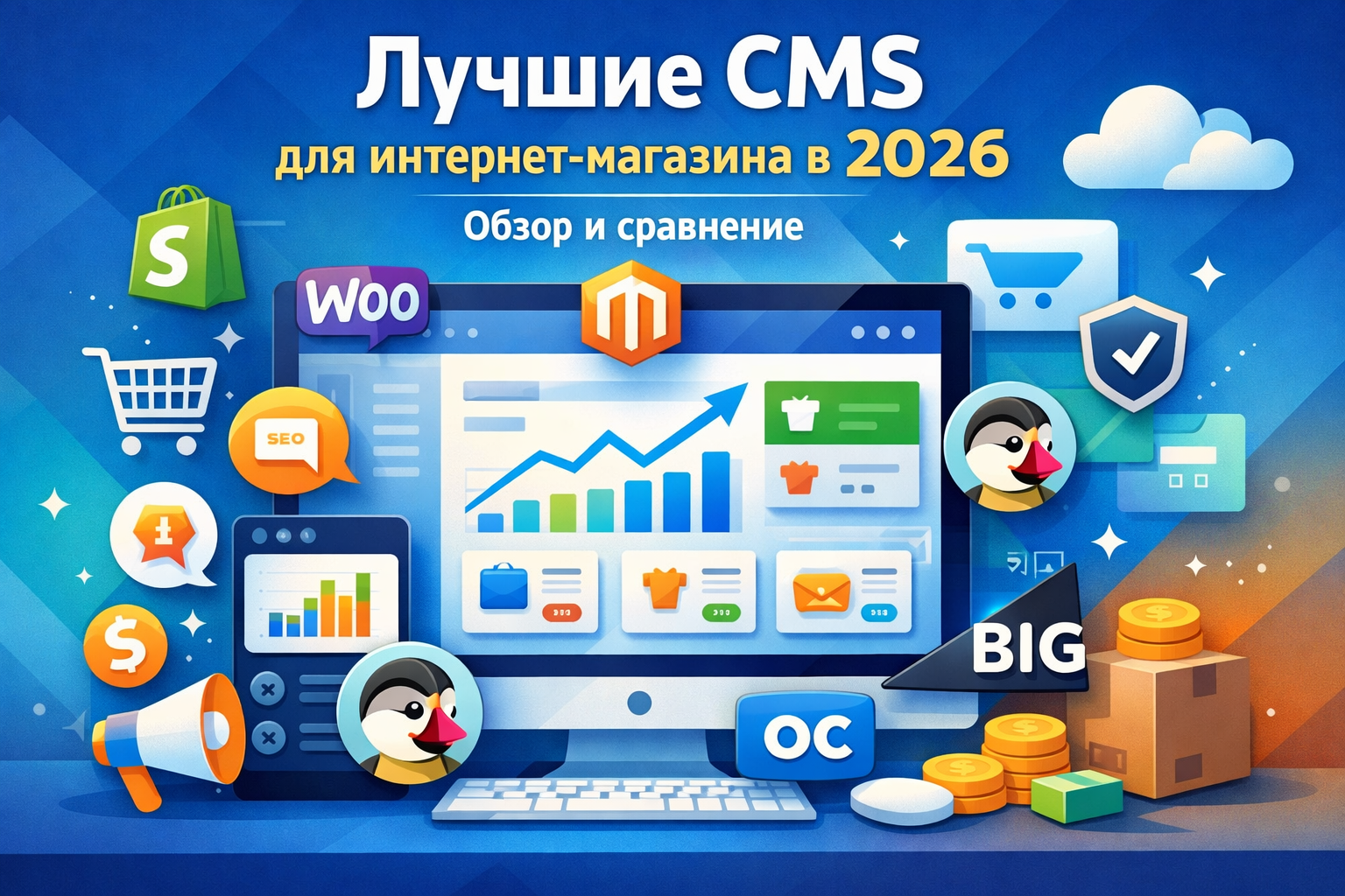 Лучшие CMS для интернет-магазина в 2026 году: Тренды и Выбор