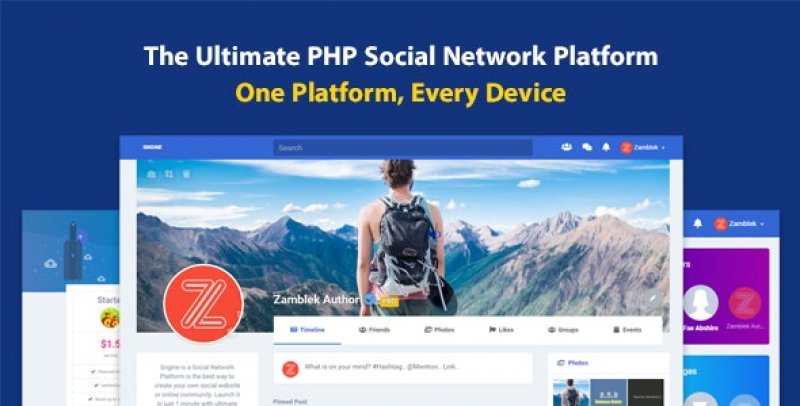 Sngine 2.1 — Готовая PHP платформа для создания социальной сети (аналог Facebook)